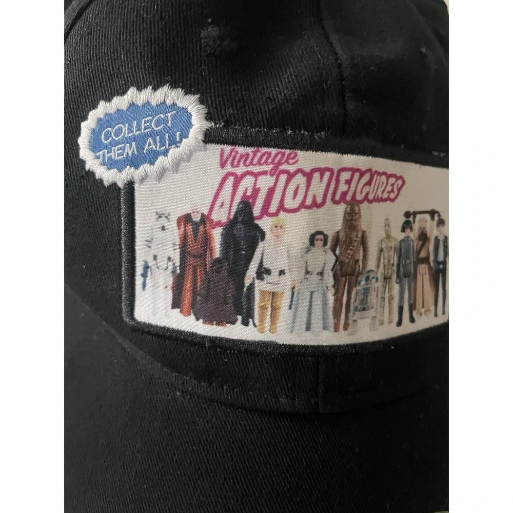 Disney Parks Star Wars Vintage 1977 Action Figures Adult Baseball Hat 45th Anniv